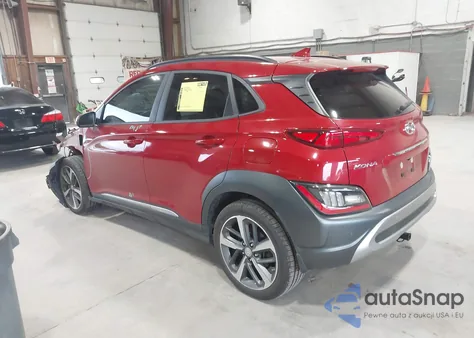 2022 Hyundai Kona Limited z USA, uszkodzony, nr VIN KM8K5CA3XNU864800